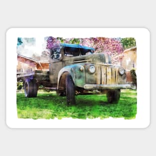 46 Ford Truck Flat Bed 4 Sticker